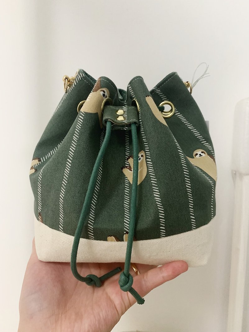 [Sold Out] Bucket Bag Mini Small Animal/Slacker/Outing/Outing - กระเป๋าแมสเซนเจอร์ - ผ้าฝ้าย/ผ้าลินิน 