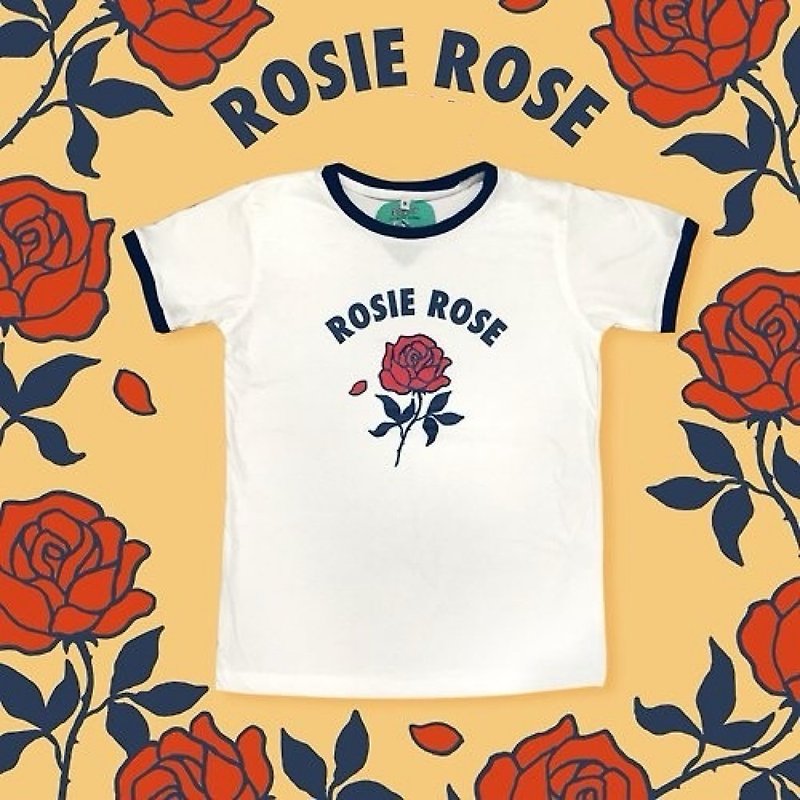Rosie Rose T-shirt - Women's T-Shirts - Other Materials White