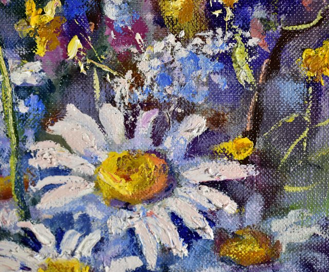 立体刺繍 花柄アート テクスチャーアート 花の絵 花柄