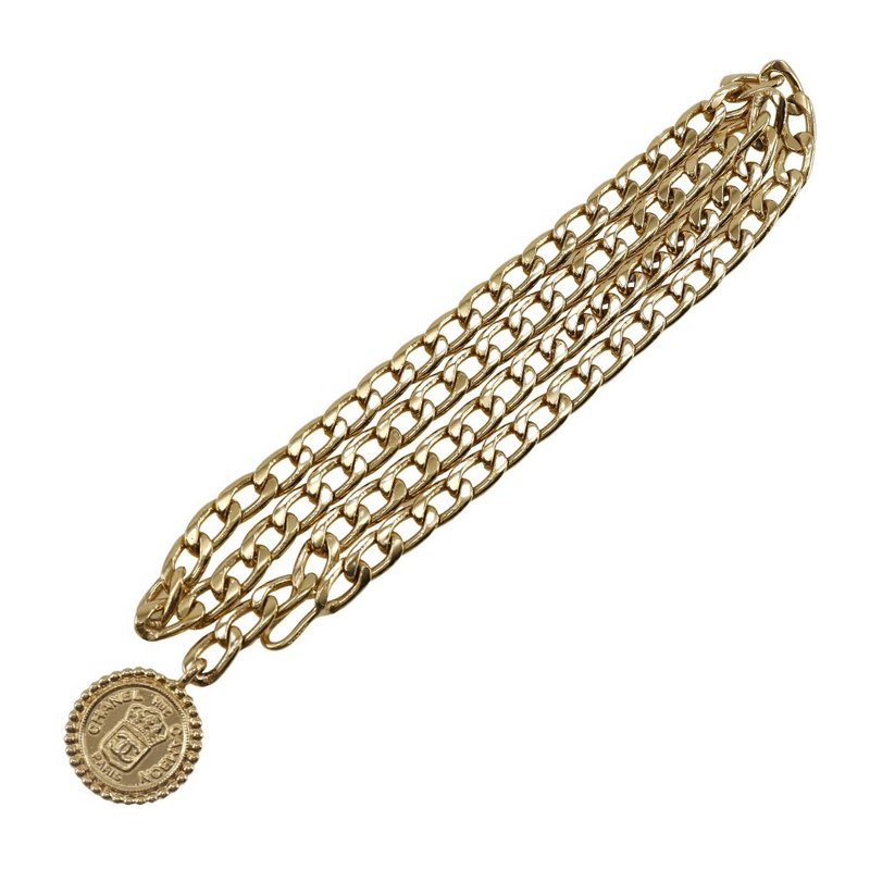 【日本直送】シャネル CHANEL チェーンベルト ベルト 金メッキ レディース【中古】 - 皮帶/腰帶 - 其他金屬 金色