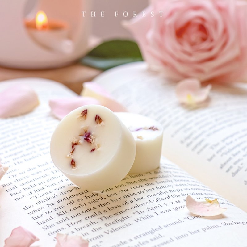 夢境花園手工香氛蠟塊4入組 - 蠟燭/燭台 - 蠟 粉紅色