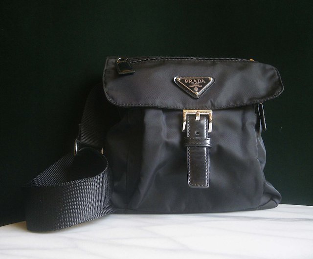 OLD-TIME] Early second-hand old bags Italian-made PRADA backpack
