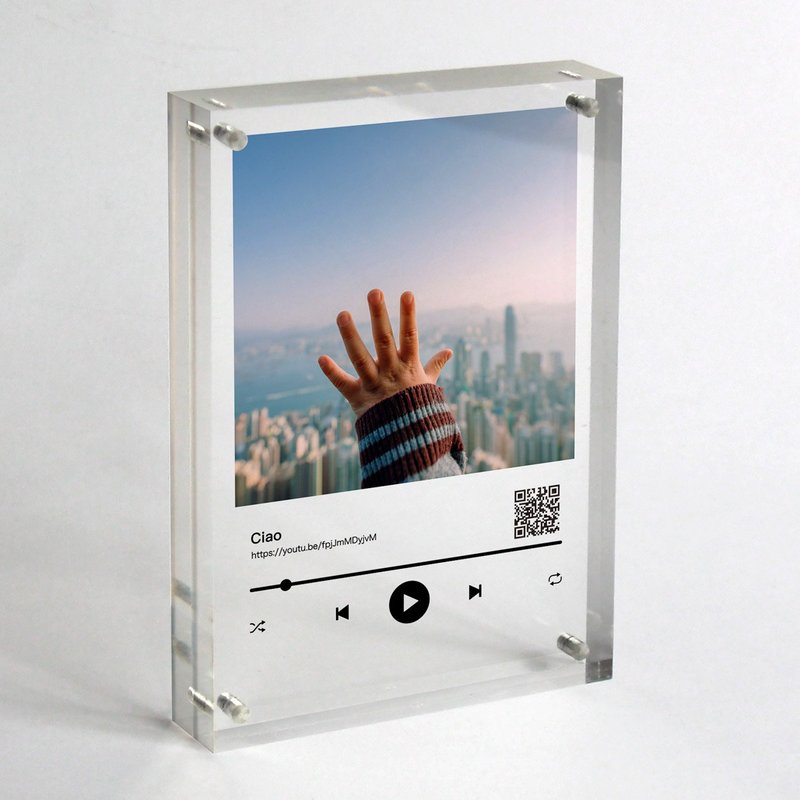 Ciao 歌曲播放器相框 Spotify相片亞克力 訂製移民紀念禮物 - 擺飾/家飾品 - 壓克力 