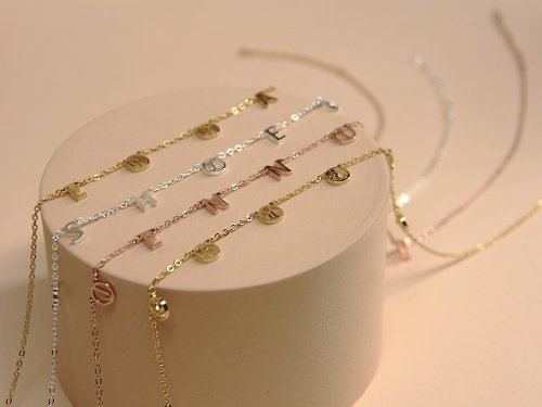 JTK Jewellery 【客製化】【畢業禮物】原創訂製純銀名字氣泡項鍊