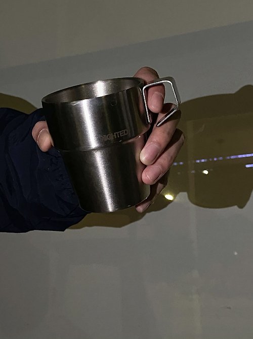 nighted LESS 極簡設計 雙層不鏽鋼水杯 防燙手 露營杯 馬克杯