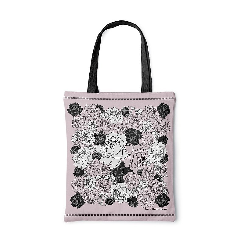 上品で素敵なジッパー生地バッグ（オリジナルデザイン、高密度の質感の生地、変色防止） - トート・ハンドバッグ - ポリエステル ピンク
