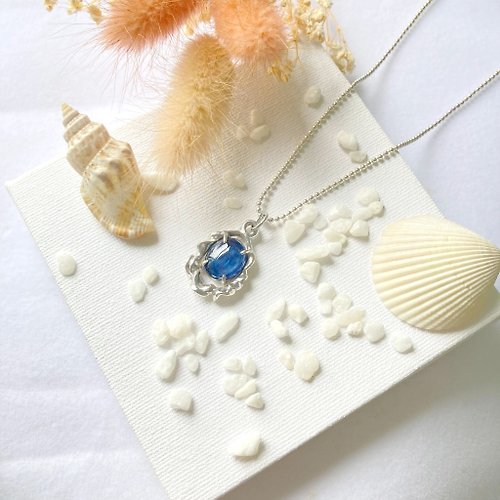 Joy Tang Jewelry Studio 像海一樣的藍晶石 純銀項鍊silver925