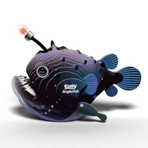 EUGY HK 立體坑紙拼圖 EUGY 3D坑紙拼圖 - 116 燈籠魚 公仔 模型 創意 趣味