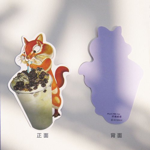 ilovetaiwan 我愛臺灣--珍珠奶茶 書籤、卡片