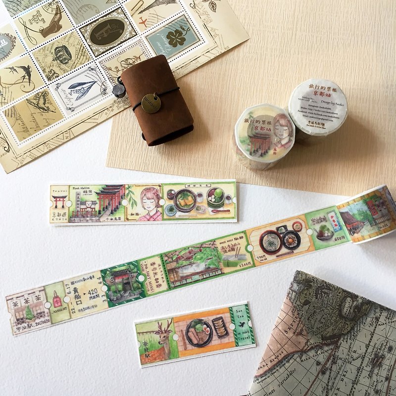 Masking Tape / The tickets of Circus Show / Special Vol. Kyoto Travel Tickets - Washi Tape - Paper 