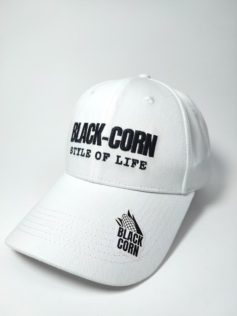 CAPTAIN CURVED ADJUSTABLE CAP Curved adjustable cap (GP230519NO1WH) - Hats & Caps - Cotton & Hemp 