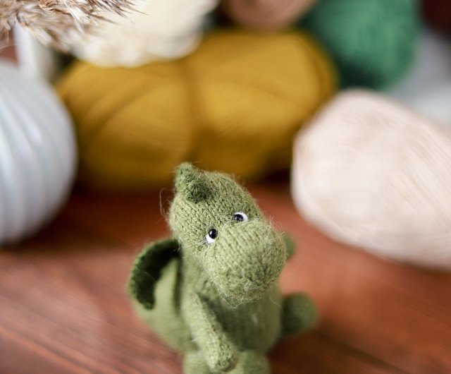 ドラゴン あみぐるみ 作り方解説前編】辰のロンロンのあみぐるみ🐲｜かぎ針編み