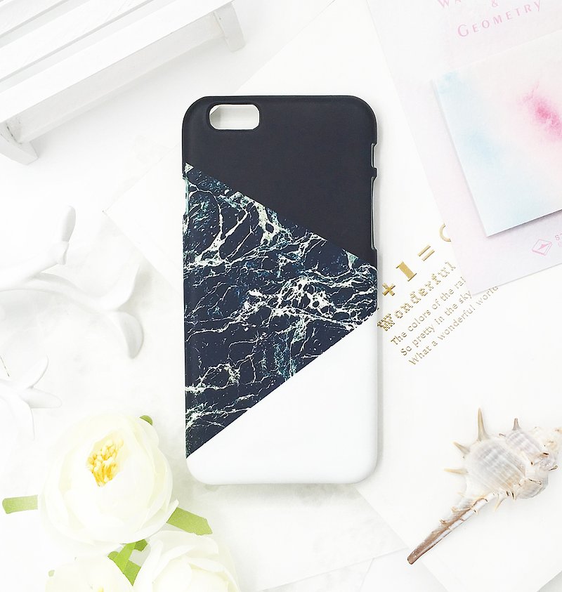 Minimalism - Black Marble iPhone Original Case/Cover - Phone Cases - Plastic Black