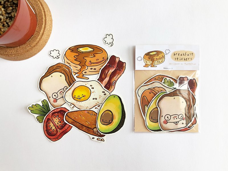 All-day breakfast / Stickers pack - Stickers - Paper Multicolor