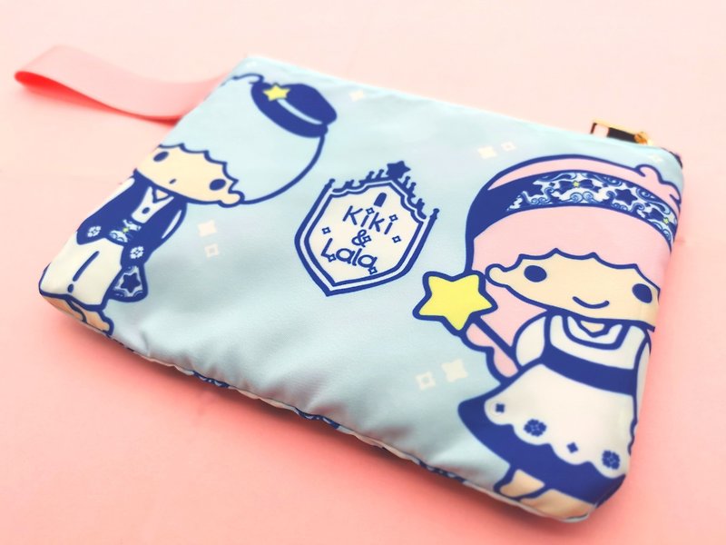 Eco-friendly tote bag foldable Little Twin stars Macau limited edition Pink+ blue - กระเป๋าถือ - วัสดุกันนำ้ หลากหลายสี