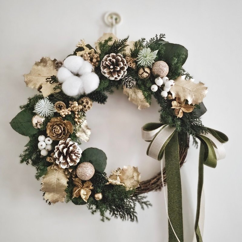 Natural cedar Christmas wreath - Dried Flowers & Bouquets - Plants & Flowers Gold