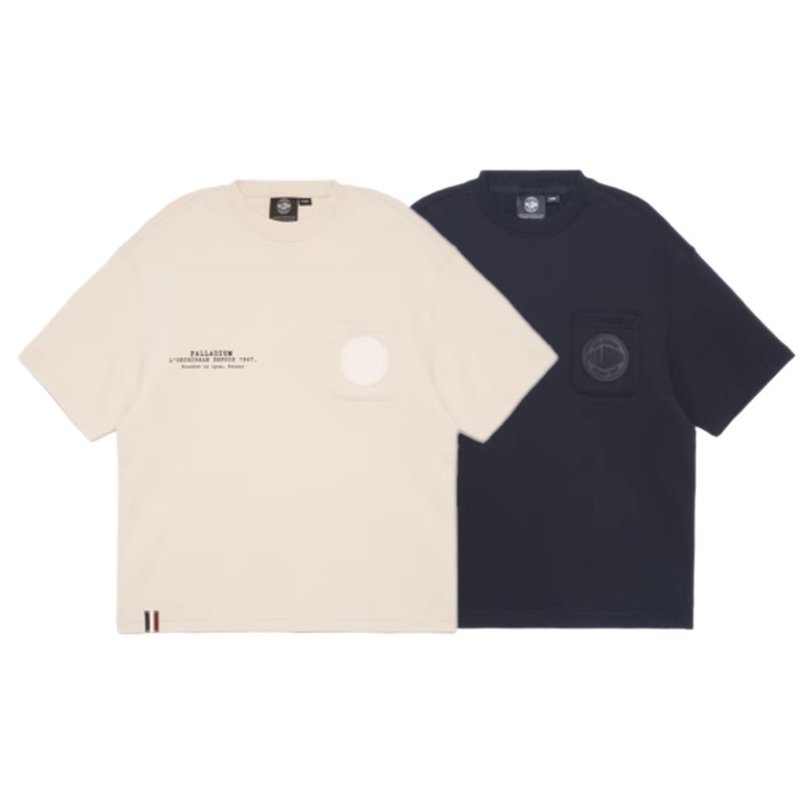 [Member Day] PALLADIUM two-color trendy printed pocket LOGO T-shirt 108855 - Men's T-Shirts & Tops - Cotton & Hemp 