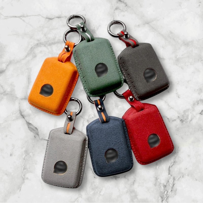 富豪 Volvo XC40 XC60 XC90 V60 EC40 EX30 EX40 鑰匙套 鑰匙包 - 鑰匙圈/鑰匙包 - 真皮 