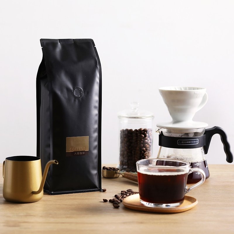【免運】綜合配方咖啡豆 一磅裝3入 義式咖啡豆/曼巴咖啡豆 咖啡 - 咖啡/咖啡豆 - 新鮮食材 黑色