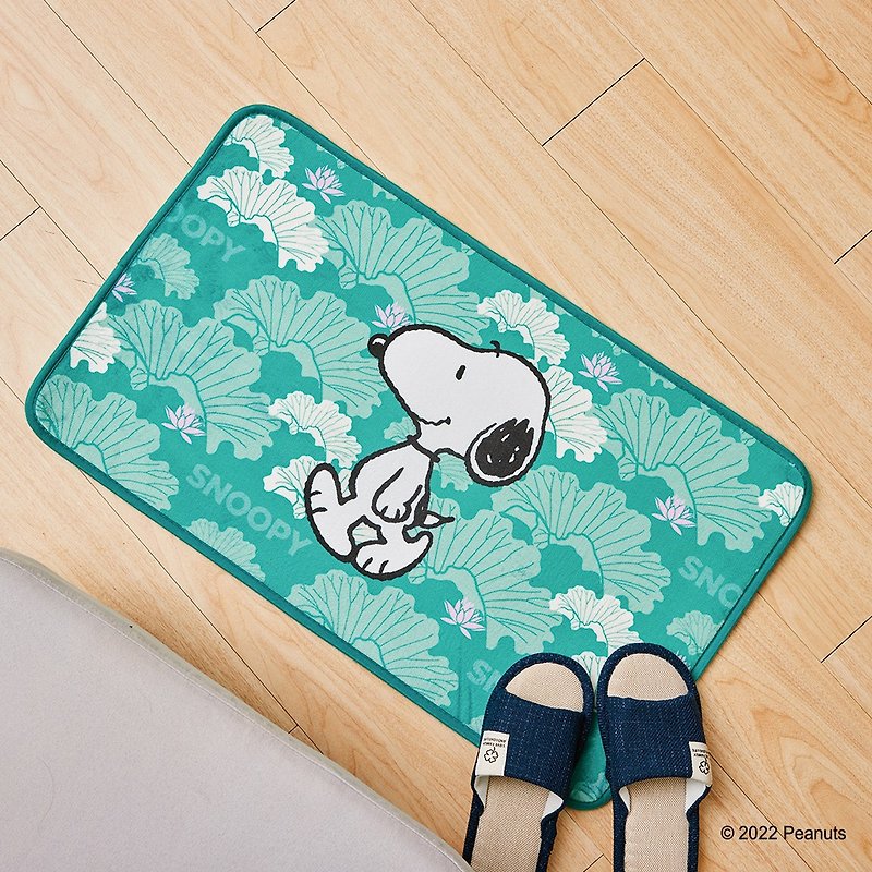 Yanda Forbidden City × Snoopy Too Liquid Lotus Foot Mat - Rugs & Floor Mats - Plastic Multicolor
