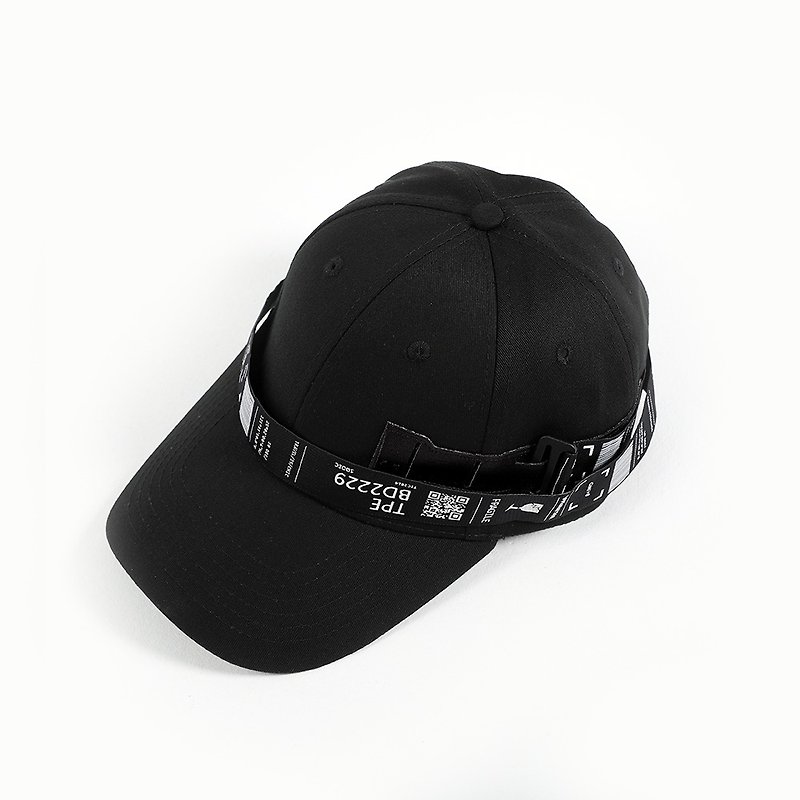 DIY Manual Cap (Black) - Functional Band - หมวก - ผ้าฝ้าย/ผ้าลินิน สีดำ