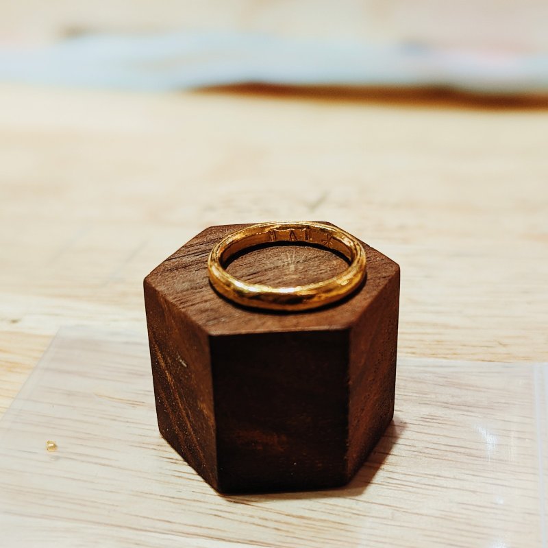【 純金 】經典黃金魔戒   揭開黃金的神秘面紗 - 金工/飾品 - 24k 金 