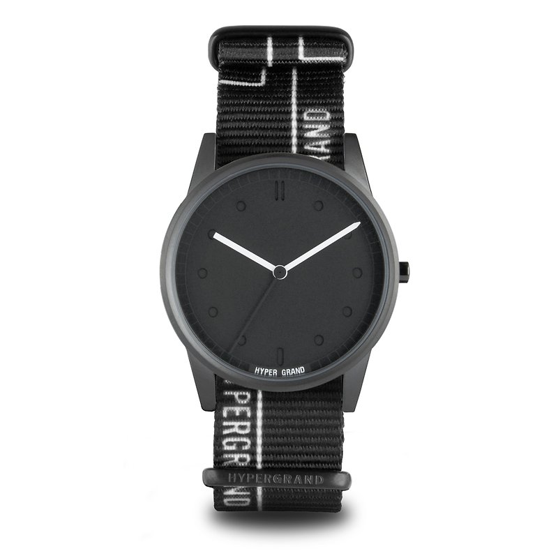 01 Basic Series - "INHIBITION" GATES Black and White Gate Watch - Women's Watches - Other Materials Black