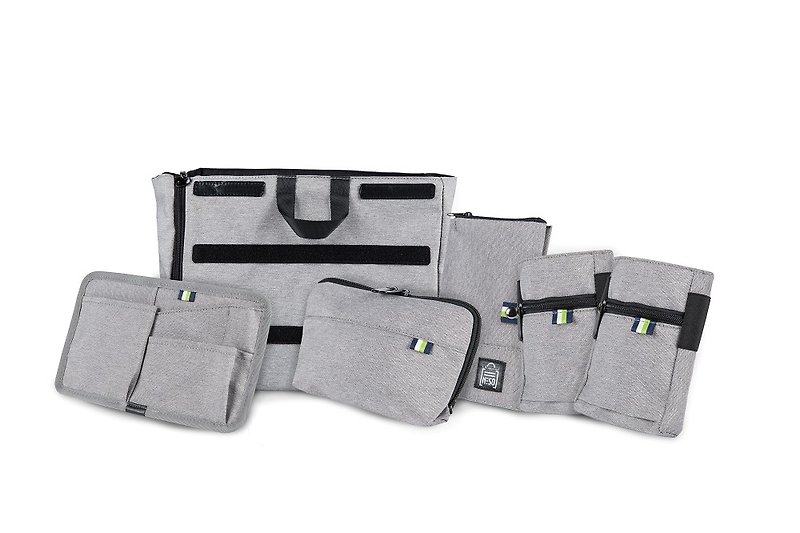 NESO whole set of gray accessory bags (inner main bag + 5 accessories)
