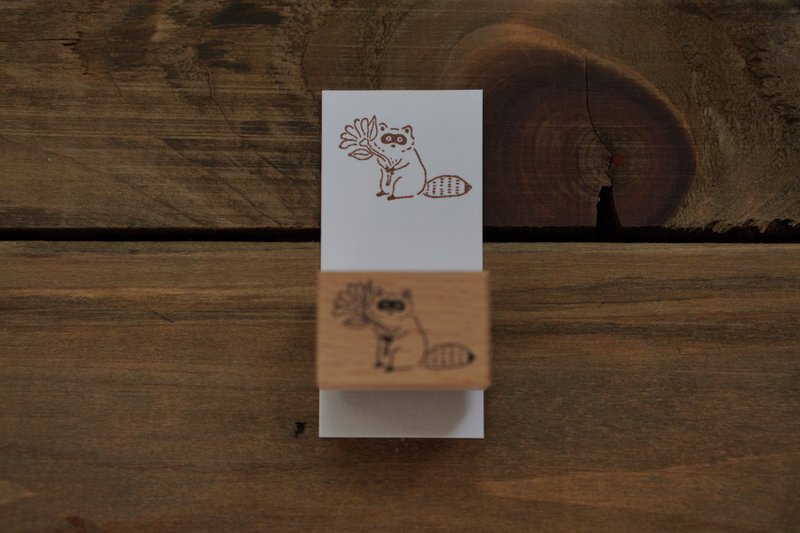 Little Raccoon Stamp Morikora IVY SNOW - ตราปั๊ม/สแตมป์/หมึก - ยาง ขาว