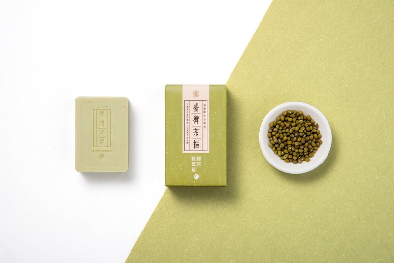 The country beans stay _ fate. Mung bean soap 80 g - Soap - Other Materials 