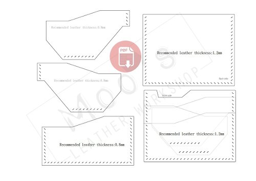 Petit déjeuner MOOS Cardholder mini wallet PDF