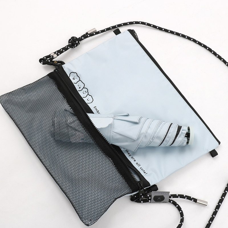 大振豐 方坊聯名款 情緒日記 (贈包袋傘布套)揹帶款 - 雨傘/雨衣 - 其他材質 藍色