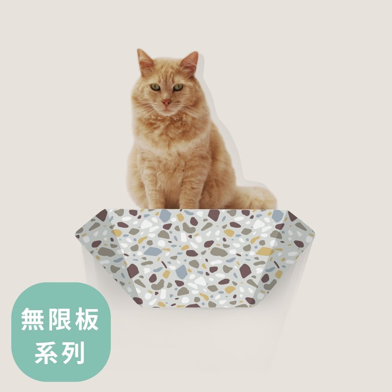 SWEE無限貓跳板45cm- 石子星球-原創設計 - 貓跳台/貓抓板 - 紙 多色
