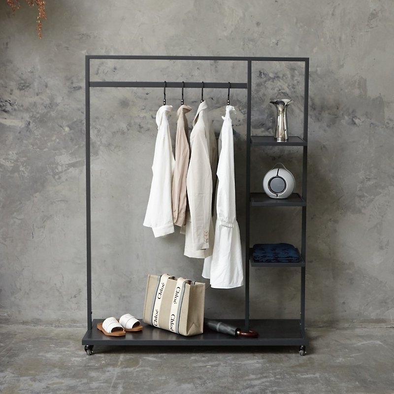 Light luxury fashion laminate storage hanger - Hangers & Hooks - Other Metals Gray