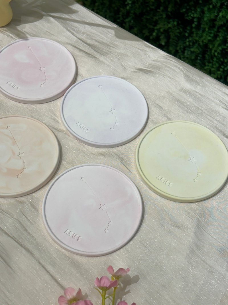 Handmade diffuser Stone-Aries coaster. Customizable color - น้ำหอม - วัสดุอื่นๆ 