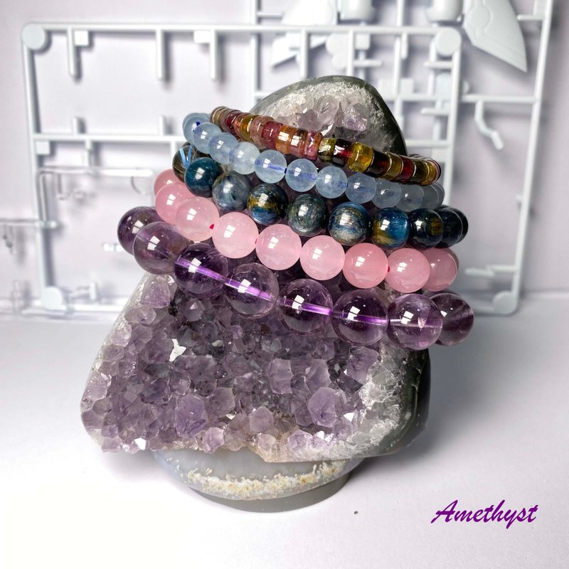 -天賜的禮物- 天然巴西紫水晶擺件 Amethyst - 擺飾/家飾品 - 水晶 紫色