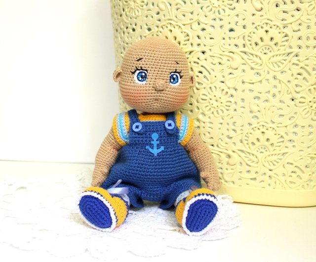 英語の人形男の子パターンかぎ針編みpdfあみぐるみベビードール取り外し可能な服 ショップ Ziminadoll ハンドメイド講座 関連電子書籍 Pinkoi