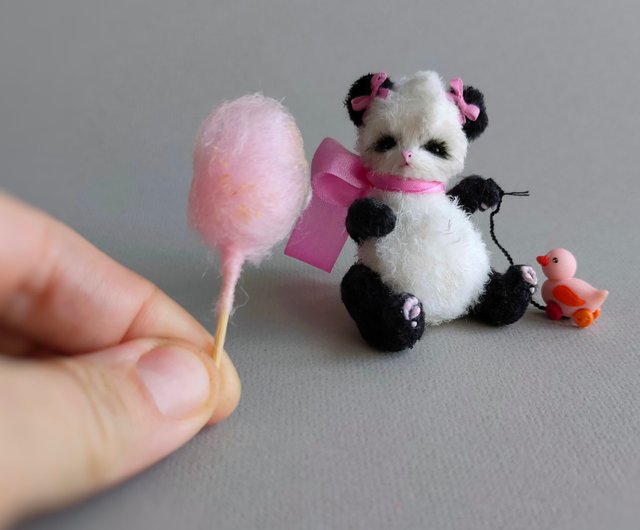 ワオ！パンダちゃん テディベア 海外作家様 ぬいぐるみ ハンドメイド ワオ！パンダちゃん テディベア 海外作家様 ぬいぐるみ