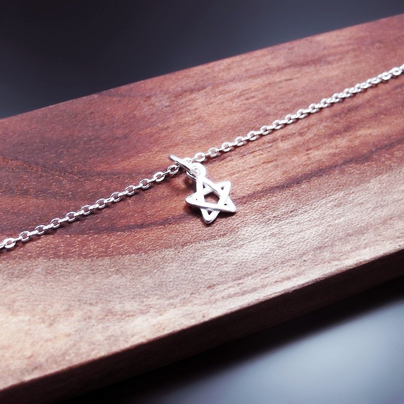 Penang Star Pattern - 925 Sterling Silver Necklace - Necklaces - Sterling Silver Silver