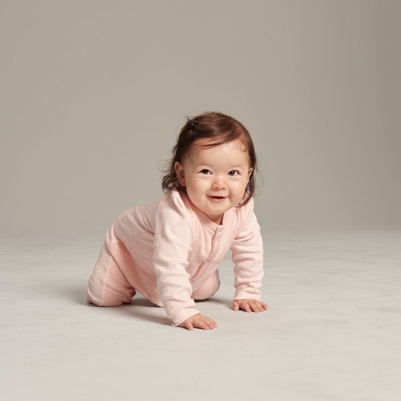 Cardigan jumpsuit - Onesies - Cotton & Hemp Pink