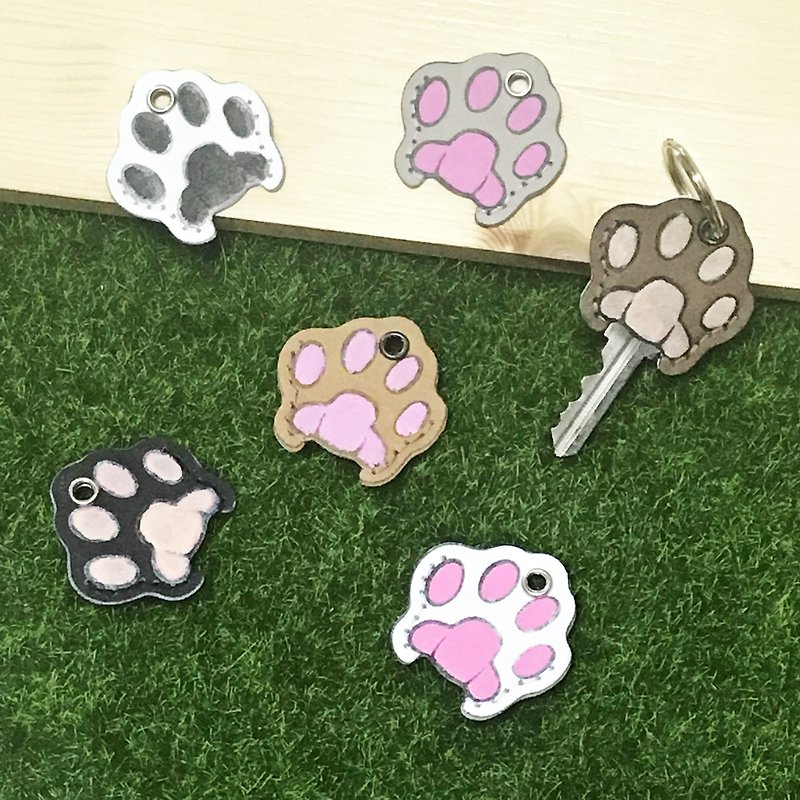 [Play shoes decoration] Cat's Palm-Key Case - ที่ห้อยกุญแจ - วัสดุกันนำ้ หลากหลายสี