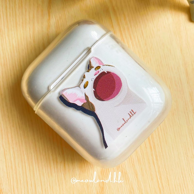 Meme cat earphone case A - ที่เก็บหูฟัง - พลาสติก หลากหลายสี