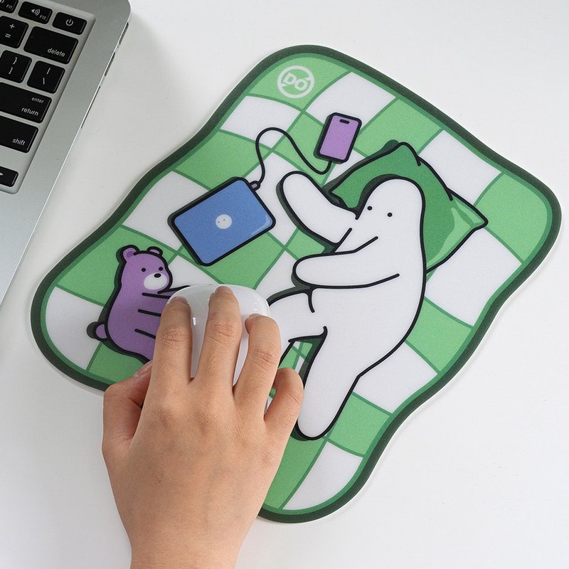 Mr. Donothing Mouse pad Green - แผ่นรองเมาส์ - พลาสติก สีเขียว