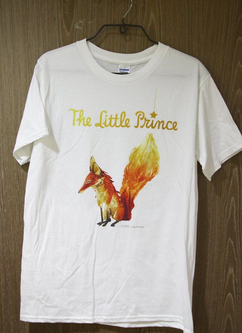 Little Prince Movie Edition License - T-shirt - อื่นๆ - ผ้าฝ้าย/ผ้าลินิน สีส้ม