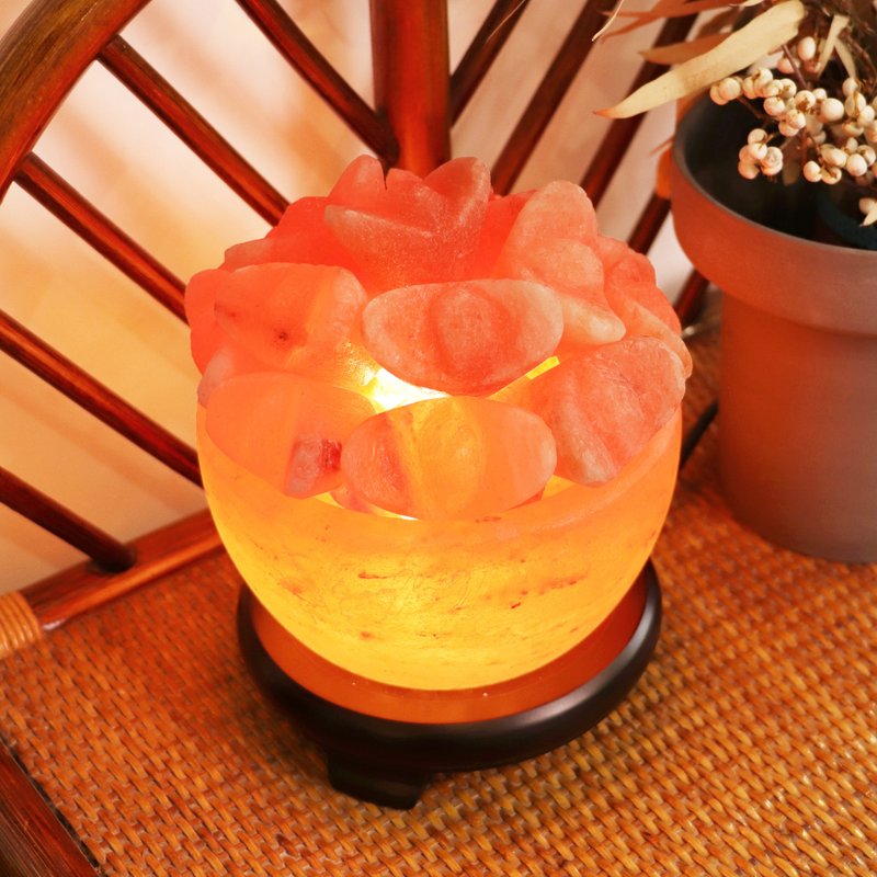 6-inch cornucopia of gold ingots I attract wealth and energy I bring good luck (home delivery only) I salt lamp - โคมไฟ - วัสดุอื่นๆ สีส้ม