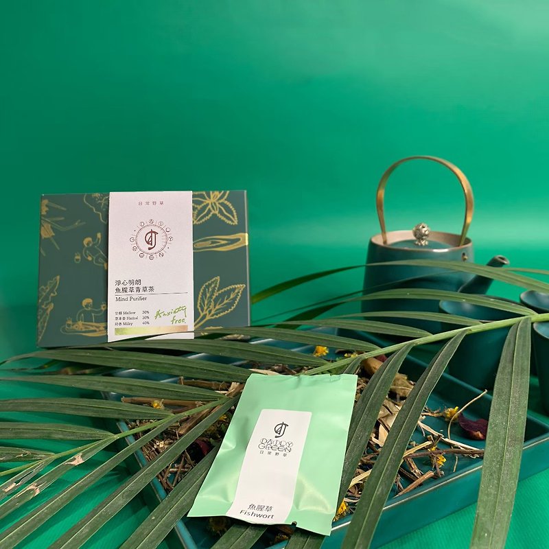 【Sleep with peace of mind】Houttuynia cordata herbal tea - Tea - Fresh Ingredients Multicolor