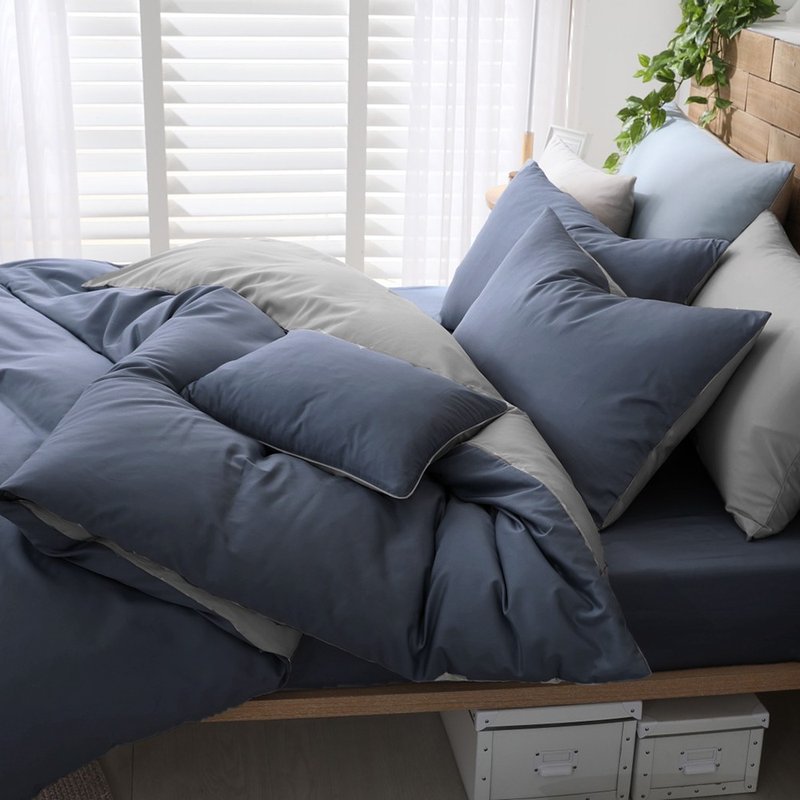 Basic4 Cobalt Blue - Bedding - Cotton & Hemp 