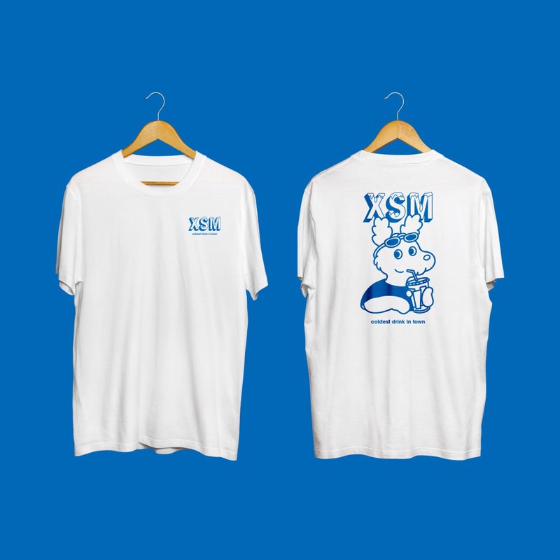 シモンくん ICE Tシャツ - 女 T 恤 - 棉．麻 白色