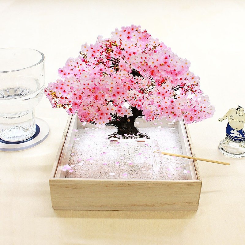 bonsai cherry blossom mini - ของวางตกแต่ง - อะคริลิค สึชมพู