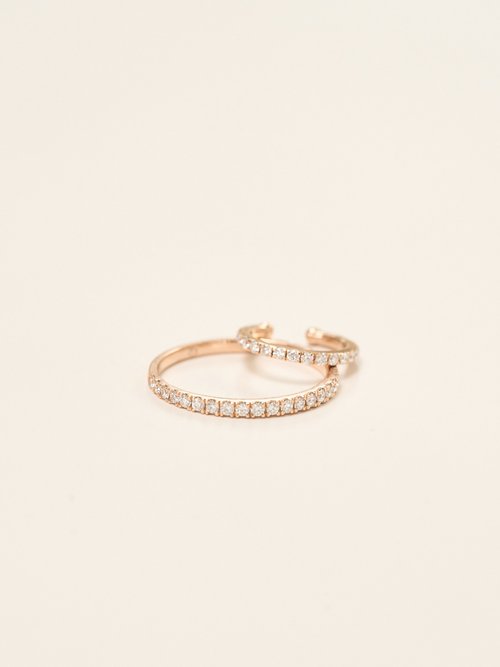 CHUREÈ JEWELRY | FLEDGE璀璨耳骨夾 | 18K金 鑽石輕珠寶